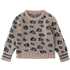 Animal Print Jacquard Sweater
